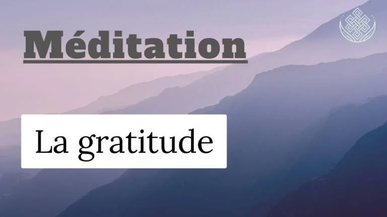 Méditation sur la gratitude