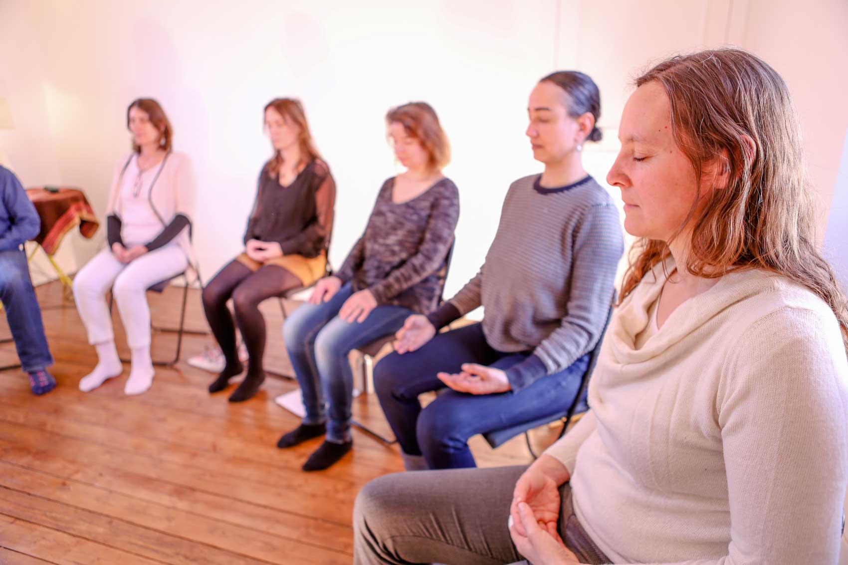 Cours de méditation en groupe Inspiir